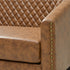 Logan Faux Leather Tufted Loveseat | Fabric Loveseat Couch | Kinwell Furniture | Modern Loveseats & Comfortable Loveseat Sofa Couches